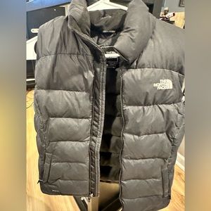 Black The North Face Puffer Vest